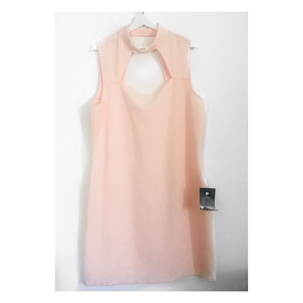 LORETTE PLUS SIZE CUTOUT DRESS